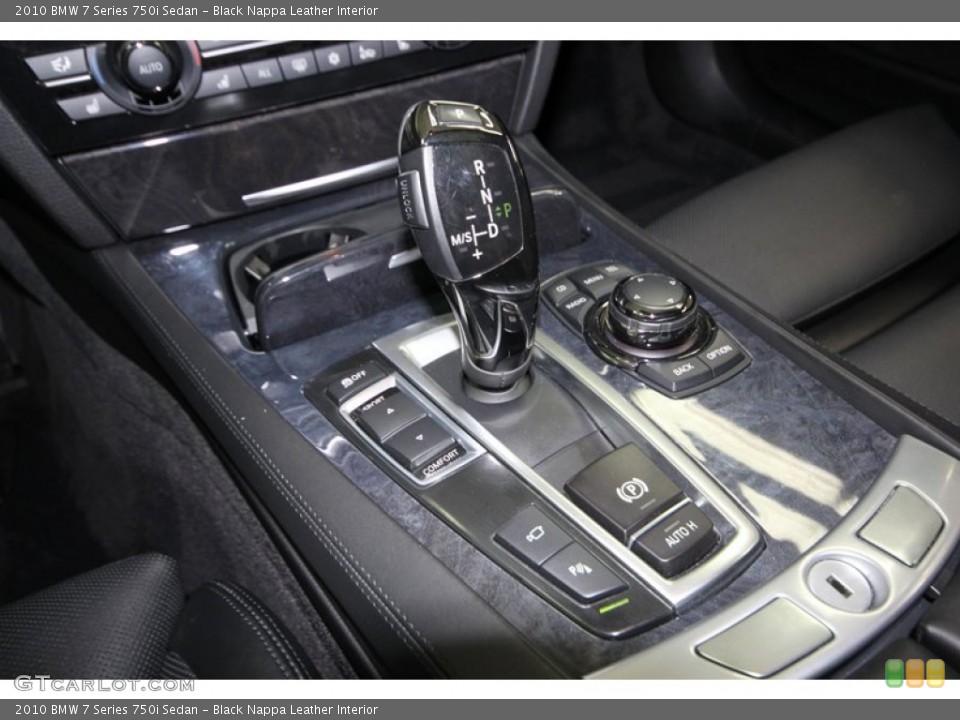 Black Nappa Leather Interior Transmission for the 2010 BMW 7 Series 750i Sedan #76387375