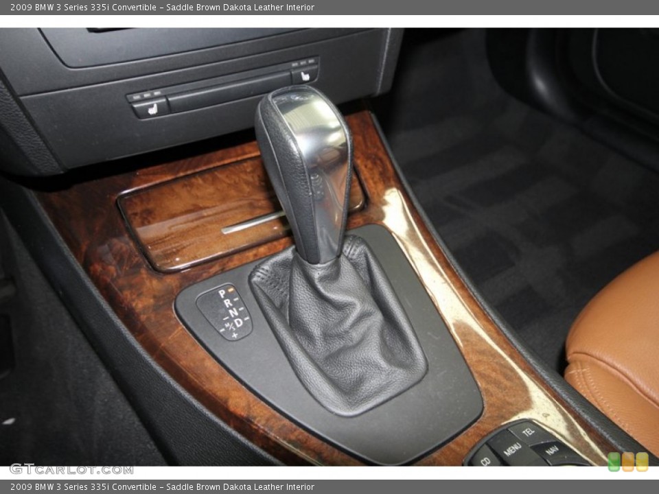 Saddle Brown Dakota Leather Interior Transmission for the 2009 BMW 3 Series 335i Convertible #76387522
