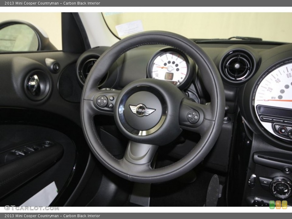 Carbon Black Interior Steering Wheel for the 2013 Mini Cooper Countryman #76387981