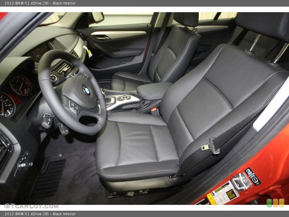 Black Interior Front Seat for the 2013 BMW X1 sDrive 28i #76387993