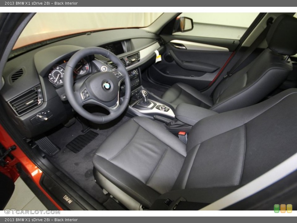 Black Interior Prime Interior for the 2013 BMW X1 sDrive 28i #76388014