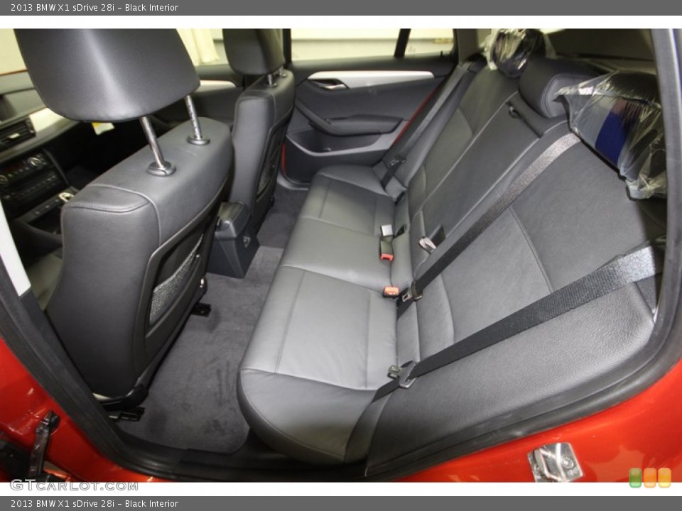 Black Interior Rear Seat for the 2013 BMW X1 sDrive 28i #76388017