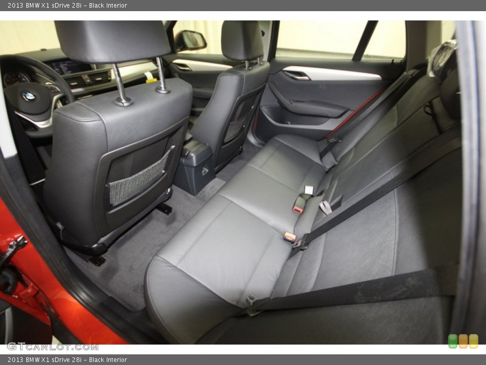 Black Interior Rear Seat for the 2013 BMW X1 sDrive 28i #76388053
