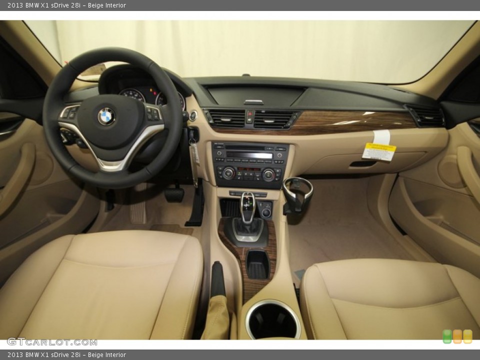 Beige Interior Dashboard for the 2013 BMW X1 sDrive 28i #76388074