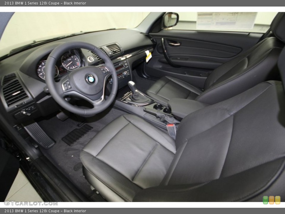 Black Interior Prime Interior for the 2013 BMW 1 Series 128i Coupe #76388338