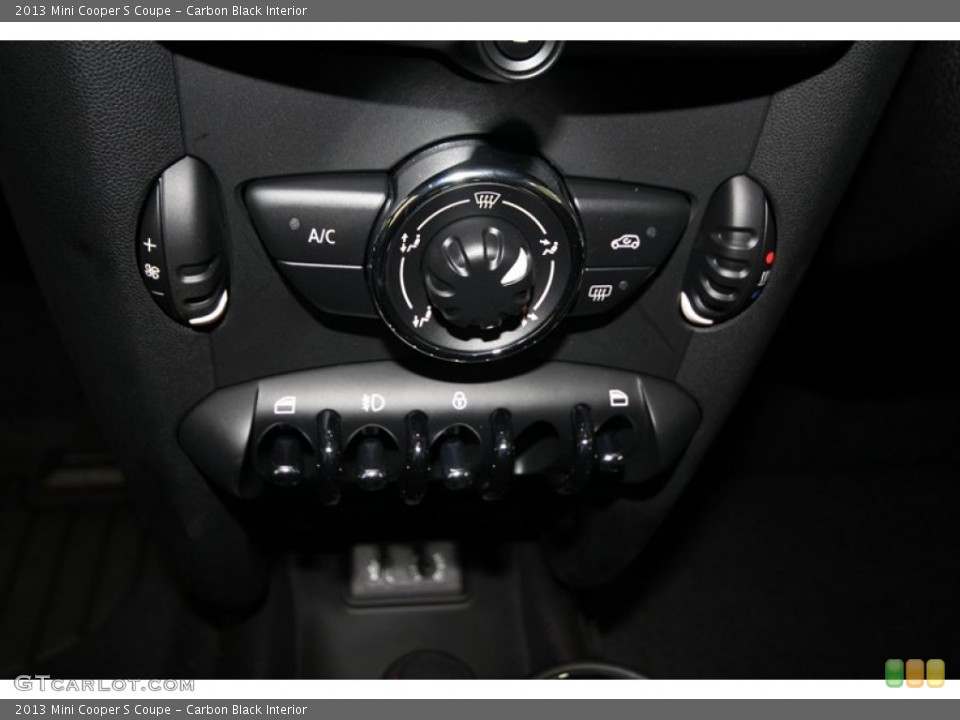 Carbon Black Interior Controls for the 2013 Mini Cooper S Coupe #76388419