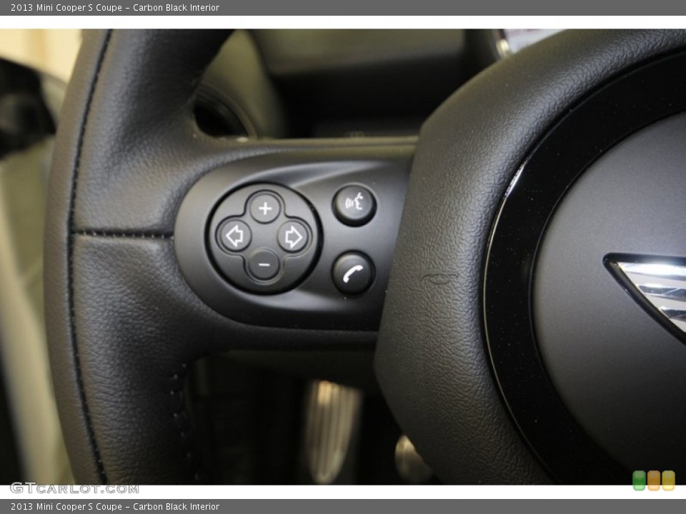 Carbon Black Interior Controls for the 2013 Mini Cooper S Coupe #76388434