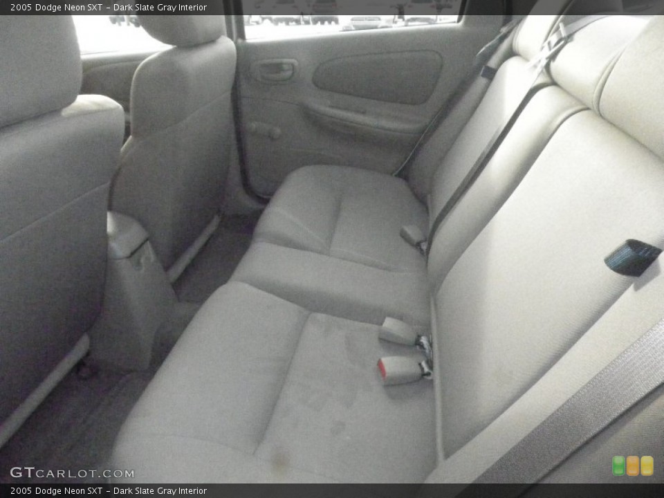 Dark Slate Gray Interior Rear Seat for the 2005 Dodge Neon SXT #76390518
