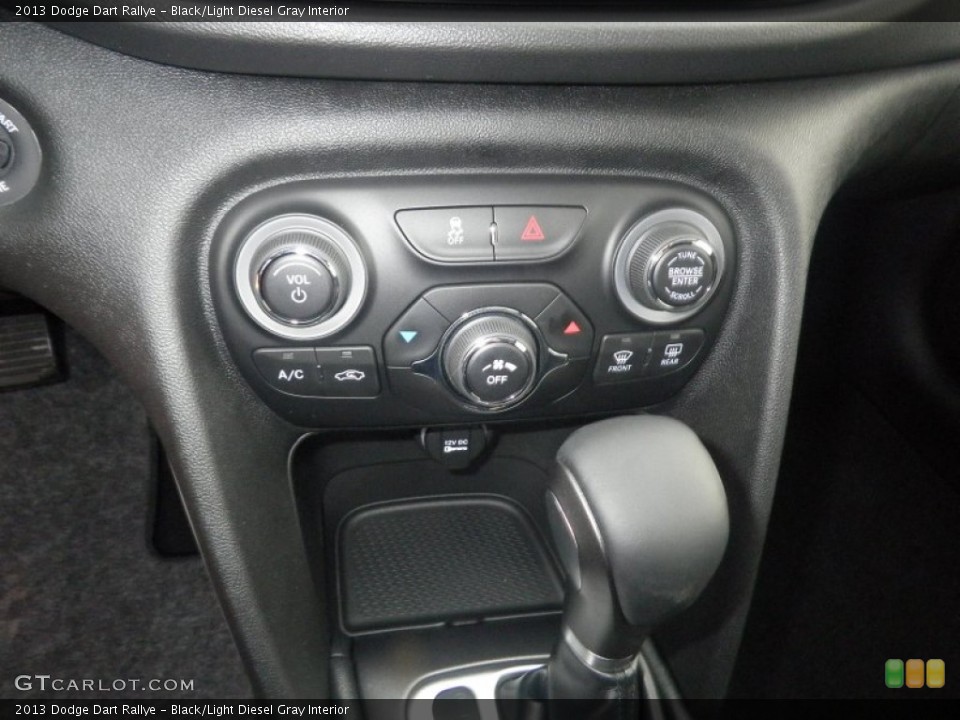 Black/Light Diesel Gray Interior Controls for the 2013 Dodge Dart Rallye #76390865