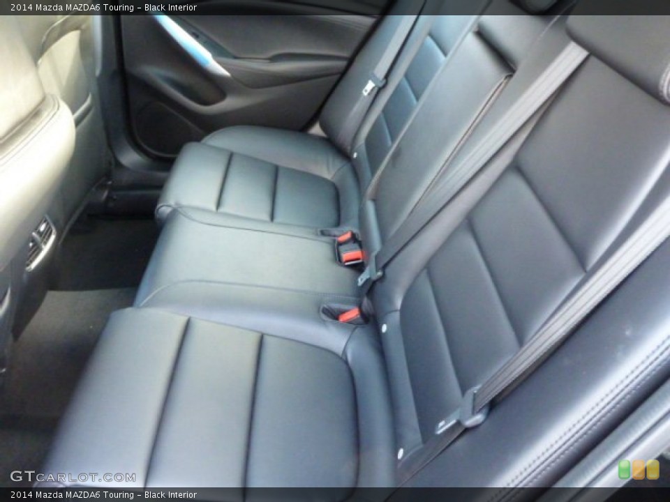 Black Interior Rear Seat for the 2014 Mazda MAZDA6 Touring #76391101