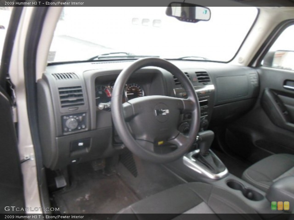 Ebony/Pewter Interior Prime Interior for the 2009 Hummer H3 T #76391427