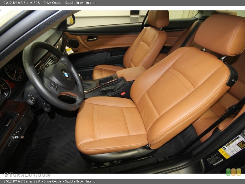 Saddle Brown Interior Front Seat for the 2012 BMW 3 Series 328i xDrive Coupe #76391490