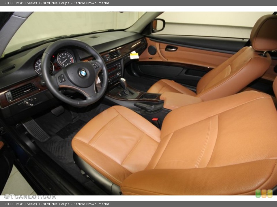 Saddle Brown Interior Prime Interior for the 2012 BMW 3 Series 328i xDrive Coupe #76391670