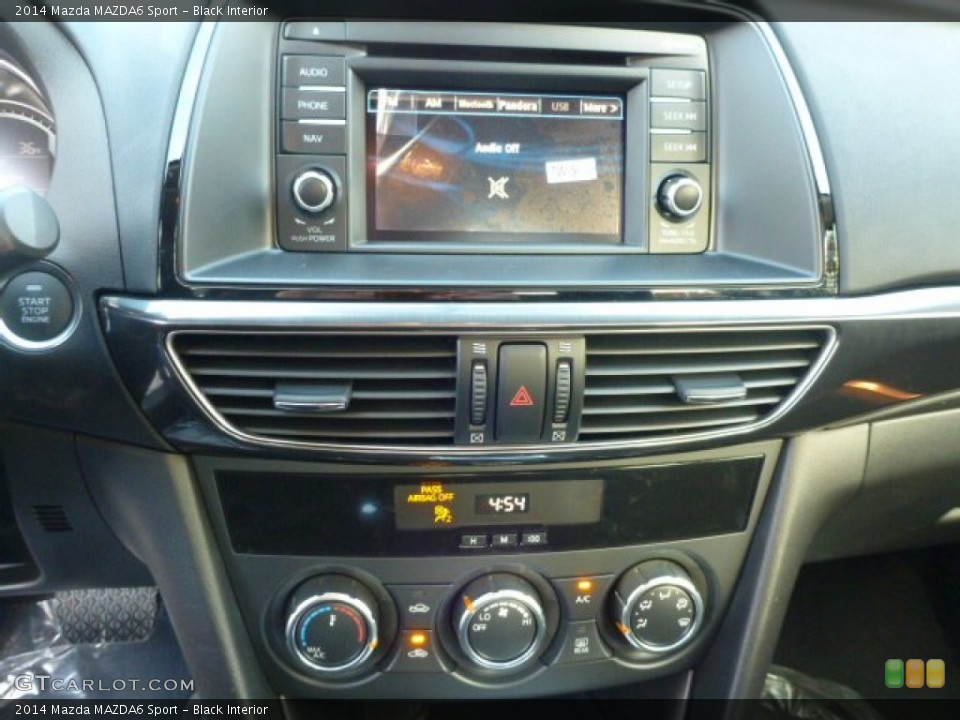Black Interior Controls for the 2014 Mazda MAZDA6 Sport #76391788