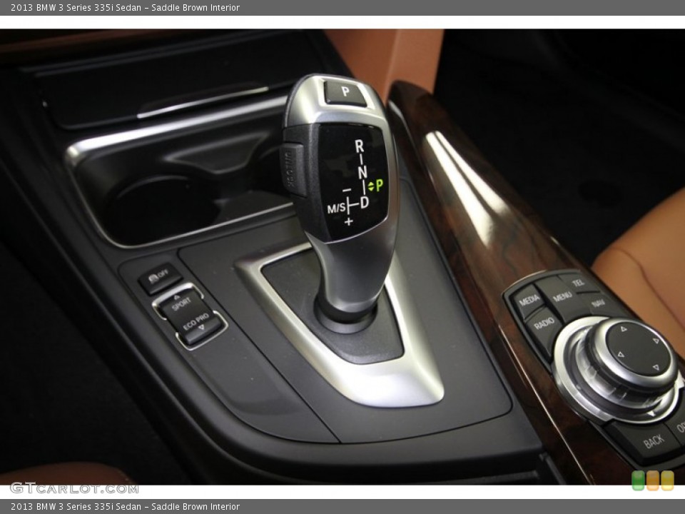 Saddle Brown Interior Transmission for the 2013 BMW 3 Series 335i Sedan #76393089