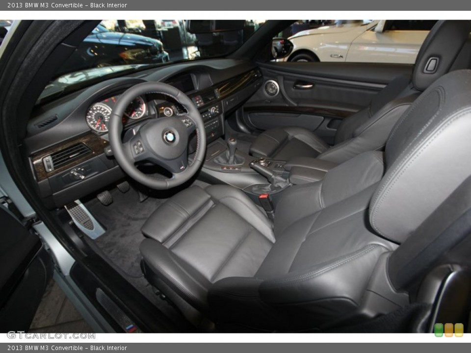 Black Interior Photo for the 2013 BMW M3 Convertible #76393323