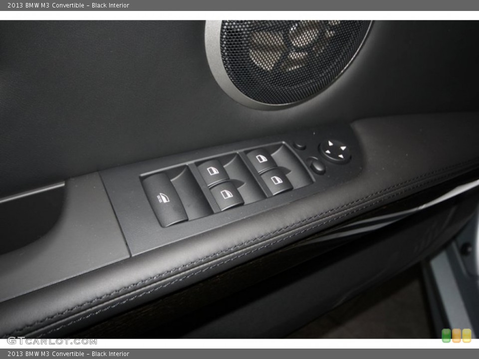 Black Interior Controls for the 2013 BMW M3 Convertible #76393550