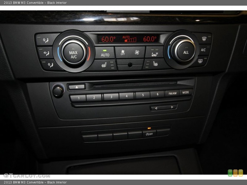 Black Interior Controls for the 2013 BMW M3 Convertible #76393596
