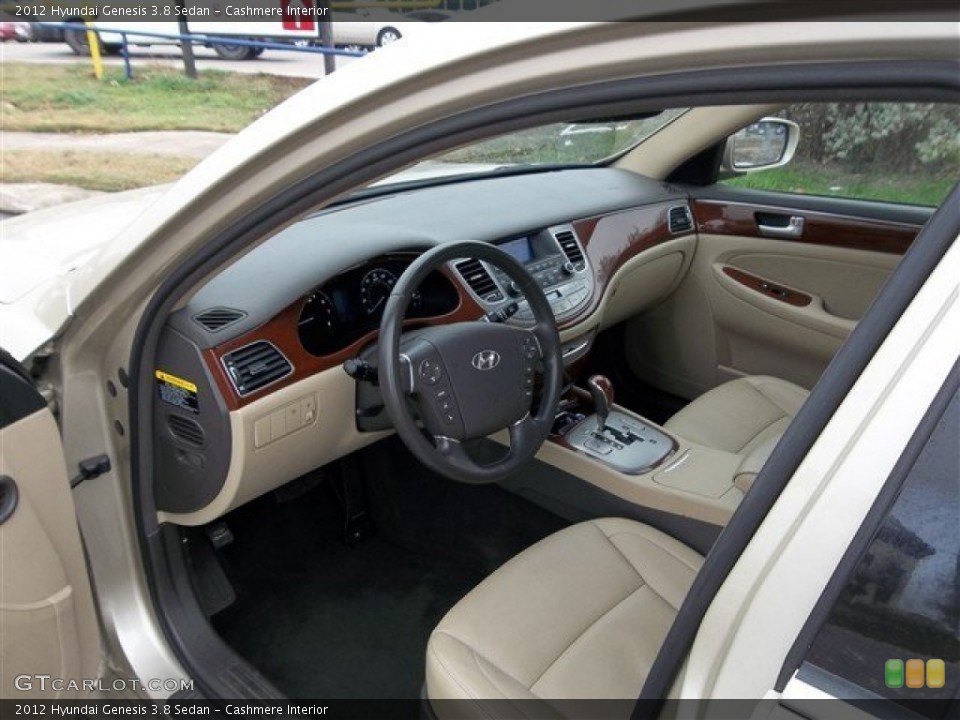 Cashmere Interior Prime Interior for the 2012 Hyundai Genesis 3.8 Sedan #76395453