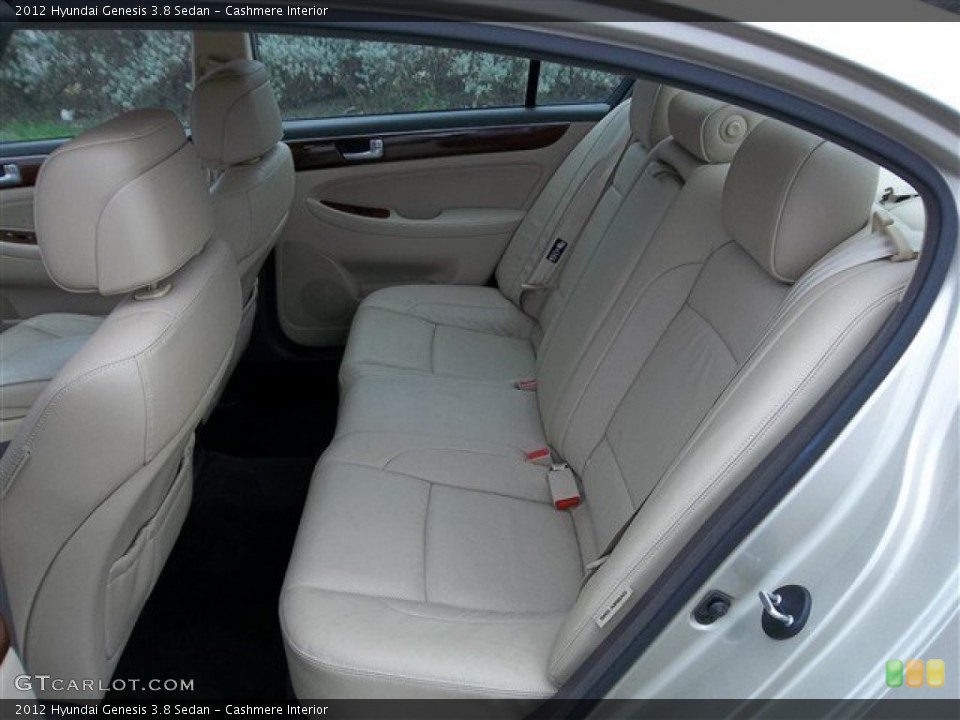 Cashmere Interior Rear Seat for the 2012 Hyundai Genesis 3.8 Sedan #76395495
