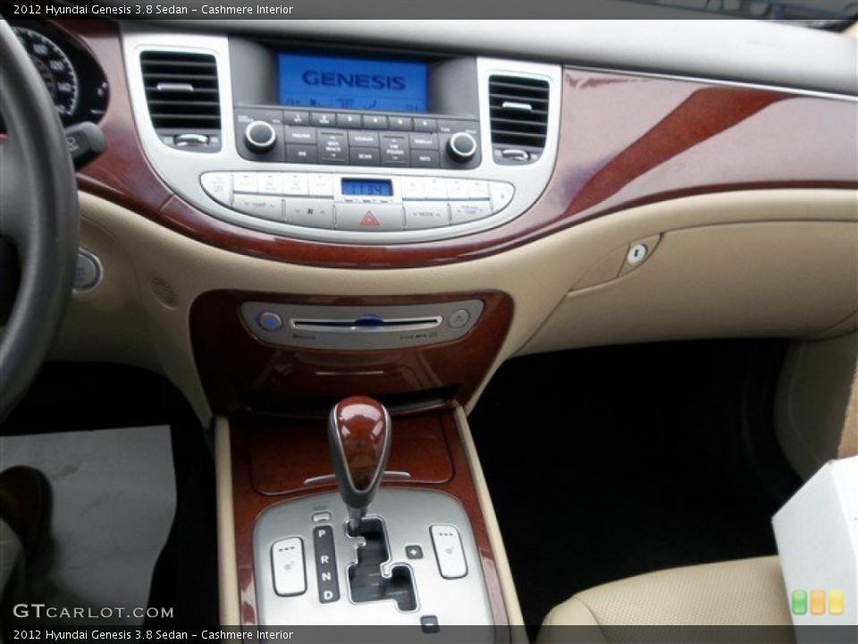Cashmere Interior Controls for the 2012 Hyundai Genesis 3.8 Sedan #76395511