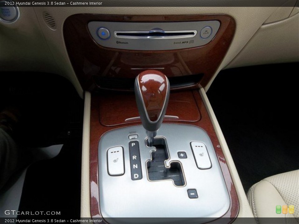 Cashmere Interior Transmission for the 2012 Hyundai Genesis 3.8 Sedan #76395545