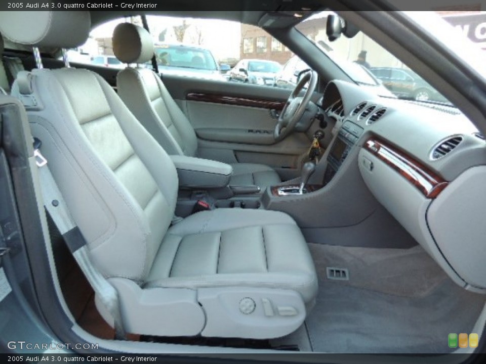 Grey Interior Front Seat for the 2005 Audi A4 3.0 quattro Cabriolet #76396215