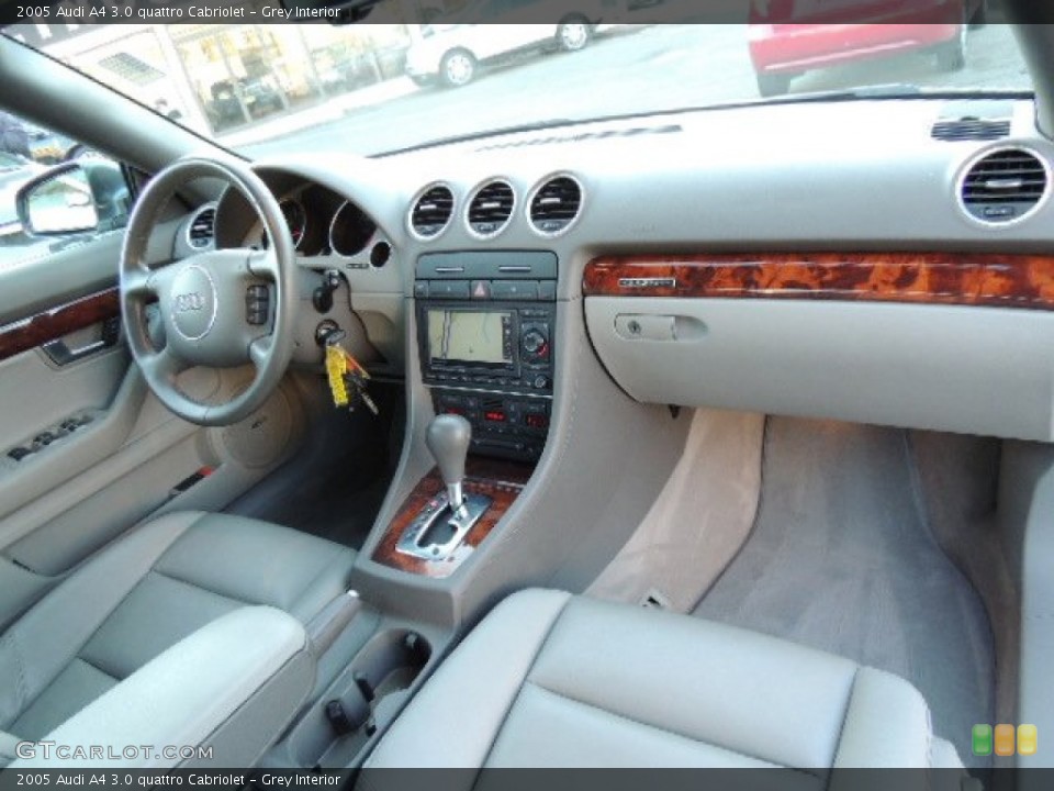 Grey Interior Dashboard for the 2005 Audi A4 3.0 quattro Cabriolet #76396230