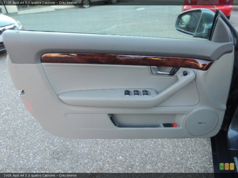 Grey Interior Door Panel for the 2005 Audi A4 3.0 quattro Cabriolet #76396260