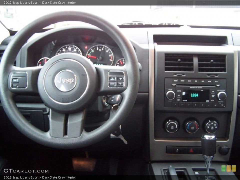 Dark Slate Gray Interior Dashboard for the 2012 Jeep Liberty Sport #76396740