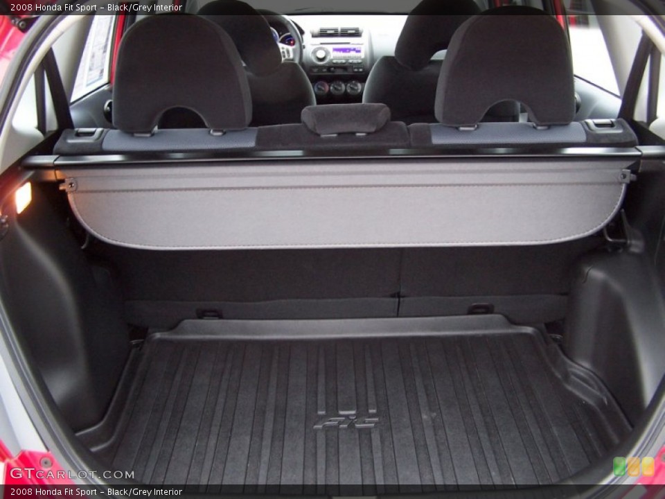 Black/Grey Interior Trunk for the 2008 Honda Fit Sport #76396922