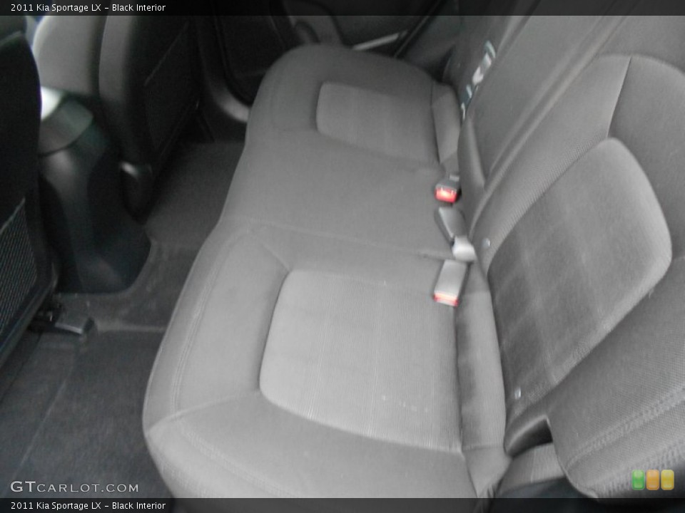 Black Interior Rear Seat for the 2011 Kia Sportage LX #76397582