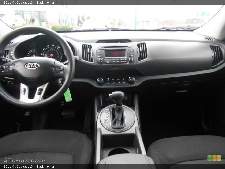 Black Interior Dashboard for the 2011 Kia Sportage LX #76397601