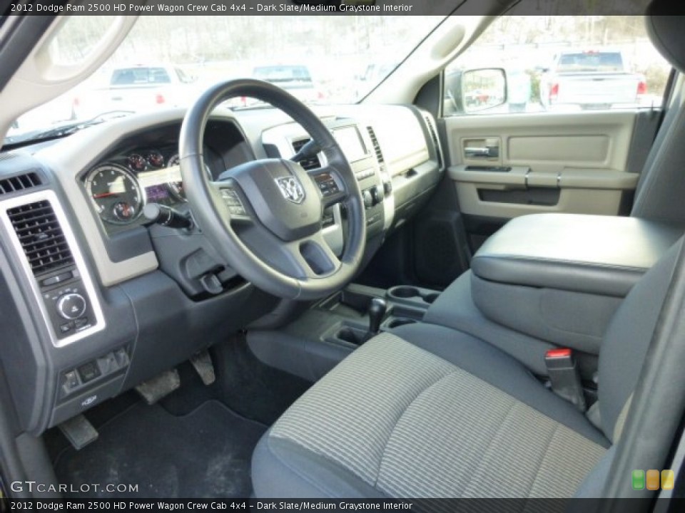 Dark Slate/Medium Graystone Interior Photo for the 2012 Dodge Ram 2500 HD Power Wagon Crew Cab 4x4 #76397987