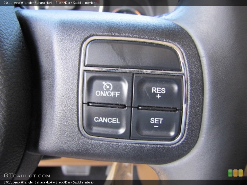 Black/Dark Saddle Interior Controls for the 2011 Jeep Wrangler Sahara 4x4 #76398603