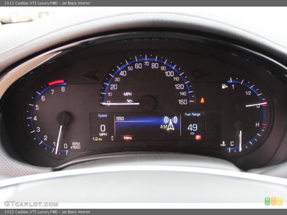 Jet Black Interior Gauges for the 2013 Cadillac XTS Luxury FWD #76398795