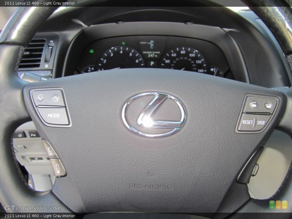 Light Gray Interior Steering Wheel for the 2011 Lexus LS 460 #76399435