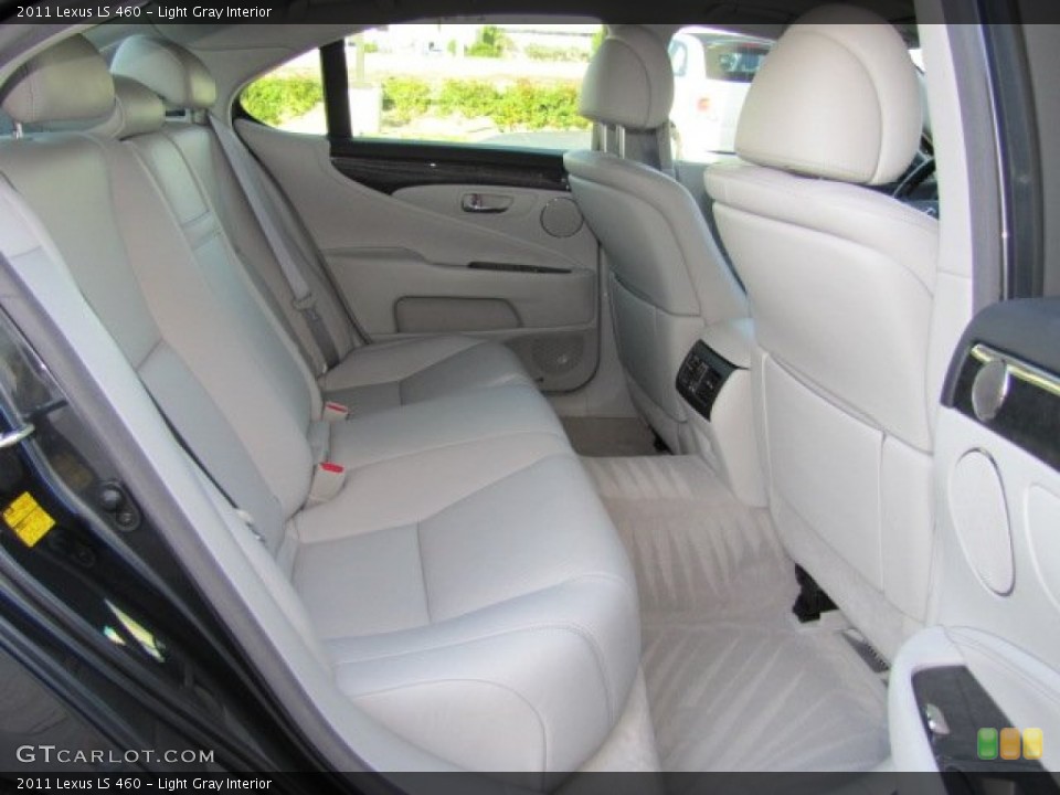 Light Gray Interior Rear Seat for the 2011 Lexus LS 460 #76399668