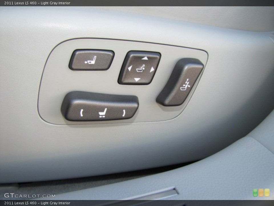 Light Gray Interior Controls for the 2011 Lexus LS 460 #76399917