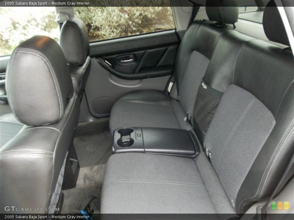 Medium Gray Interior Rear Seat for the 2005 Subaru Baja Sport #76400055
