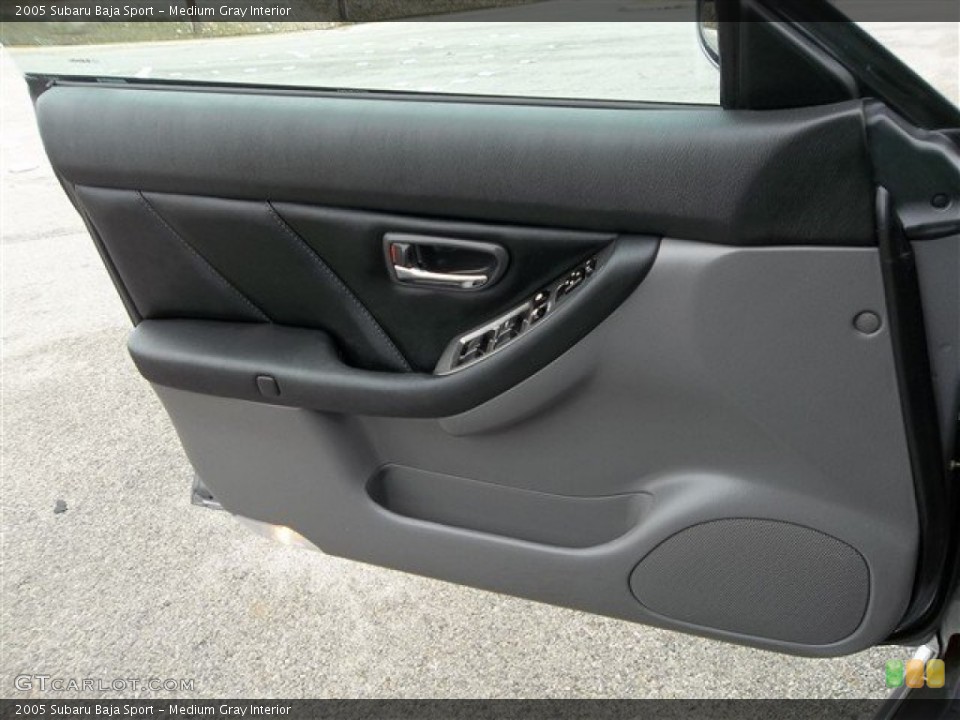 Medium Gray Interior Door Panel for the 2005 Subaru Baja Sport #76400112