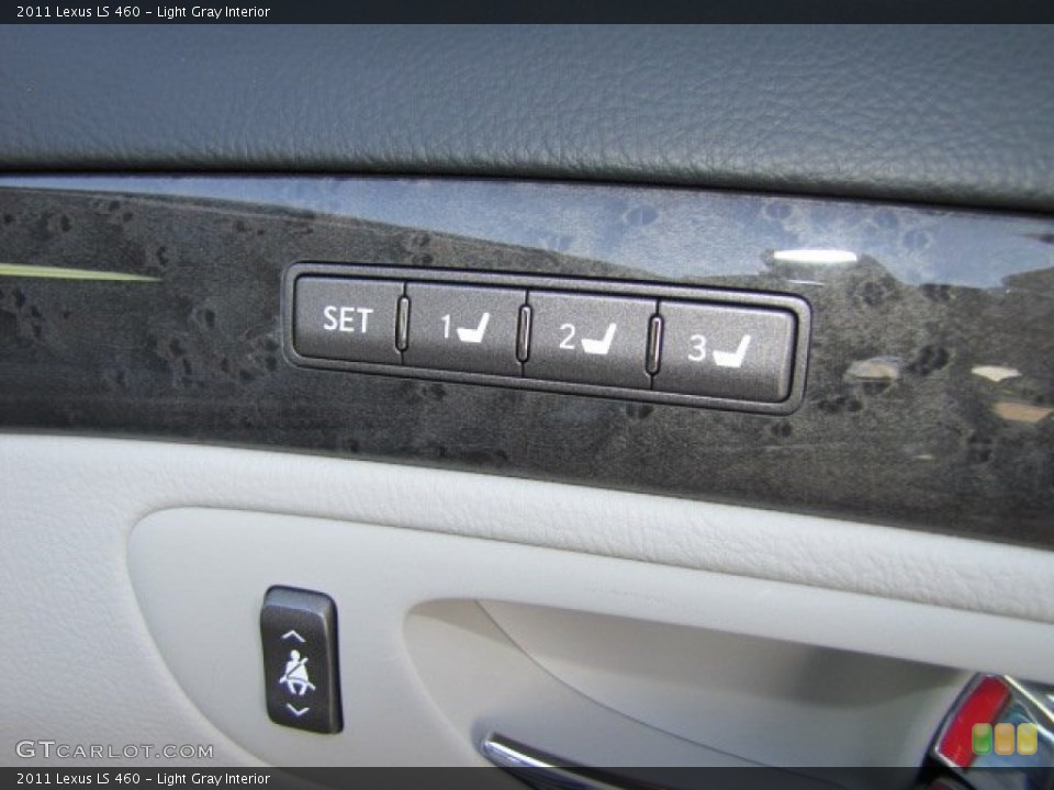 Light Gray Interior Controls for the 2011 Lexus LS 460 #76400145