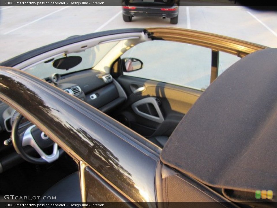 Design Black Interior Sunroof for the 2008 Smart fortwo passion cabriolet #76400589