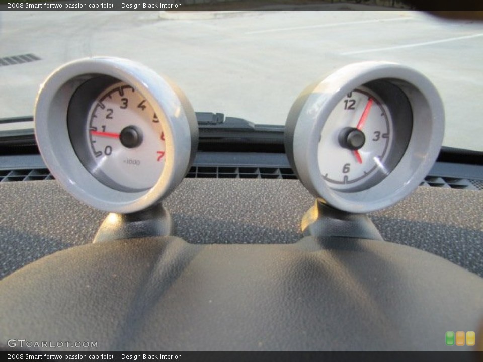 Design Black Interior Gauges for the 2008 Smart fortwo passion cabriolet #76400661