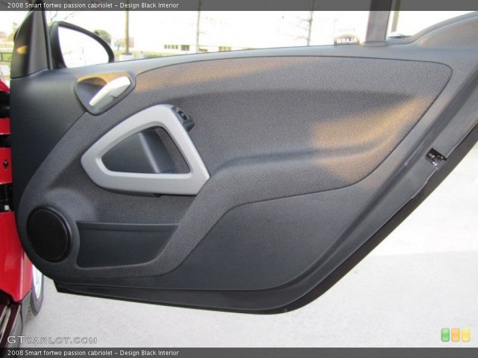 Design Black Interior Door Panel for the 2008 Smart fortwo passion cabriolet #76400796