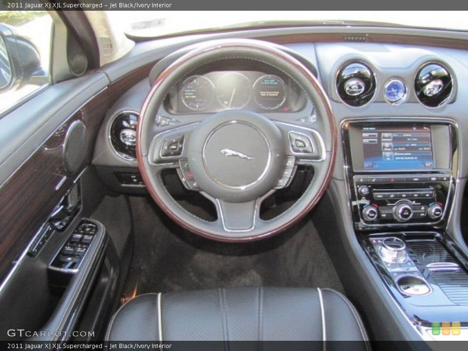 Jet Black/Ivory Interior Dashboard for the 2011 Jaguar XJ XJL Supercharged #76401216