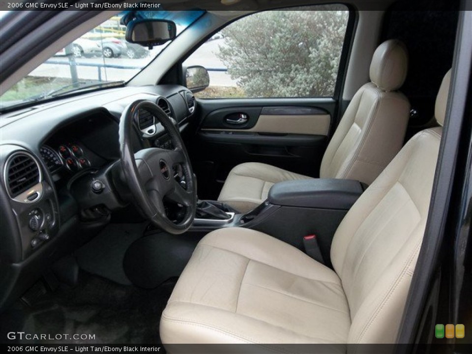 Light Tan/Ebony Black Interior Front Seat for the 2006 GMC Envoy SLE #76401339