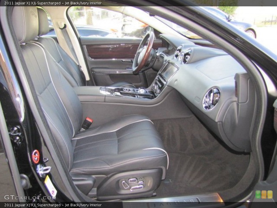 Jet Black/Ivory Interior Photo for the 2011 Jaguar XJ XJL Supercharged #76401410