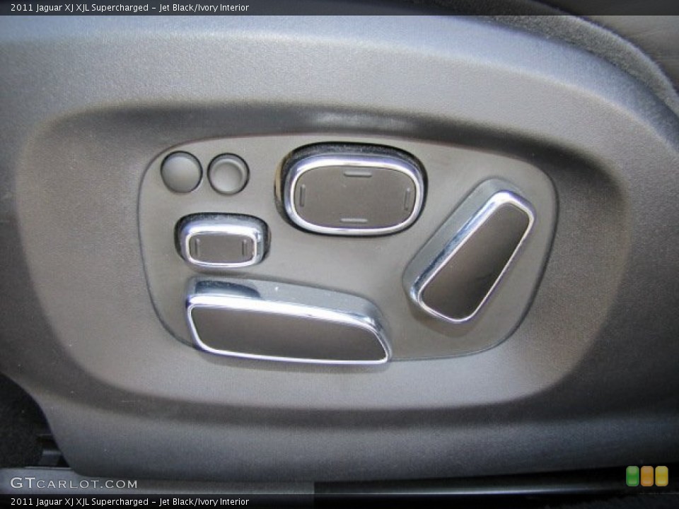Jet Black/Ivory Interior Controls for the 2011 Jaguar XJ XJL Supercharged #76401710