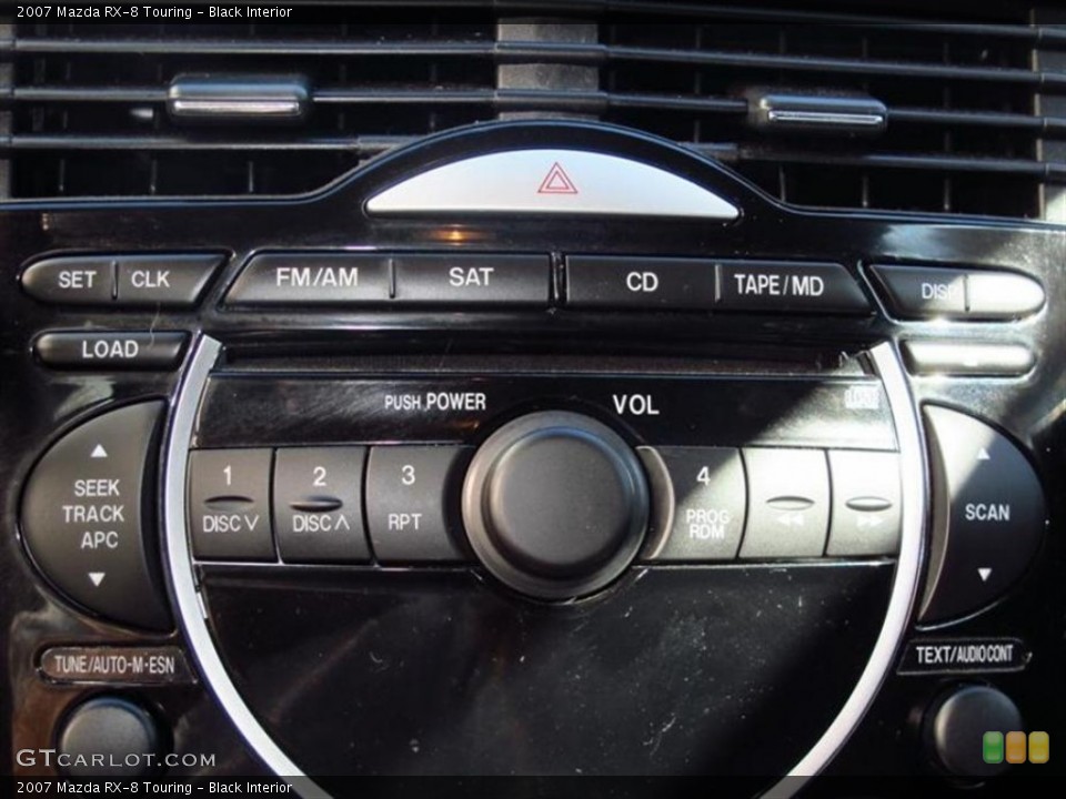 Black Interior Controls for the 2007 Mazda RX-8 Touring #76402988
